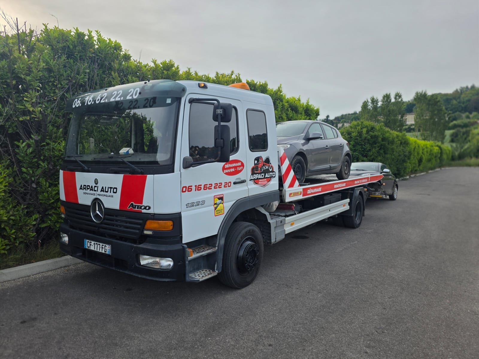 Remorquage d'une Renault Mégane Arpaci Auto